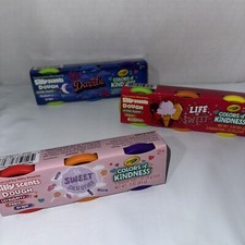       3 pack 9 Tubs Crayola Silly Scent Pink,Purple And Red