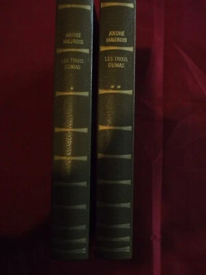 LES TROIS DUMAS PAR ANDRE MAUROIS 2 TOMES BON ETAT - Photo 1/4