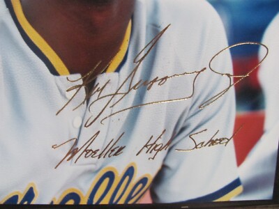 2000 Bleachers Card Ken Griffey Jr. 23 KT Gold Auto Moeller High