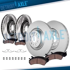 8pc Front Rear Disc Brake Rotors Ceramic Brake Pads for 2018 Volkswagen Atlas