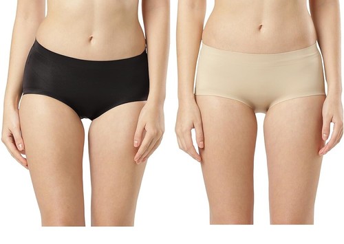 Women's High Coverage Mid Waist Hipster Color May Vary Free Shipping - Picture 3 of 22