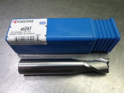 Kyocera/SGS 16mm 2 Flute Carbide SQ Endmill 16mm Shank 45297 (LOC433A)