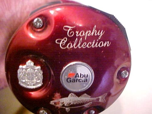 RARE VINTAGE RED Abu Garcia Ambassadeur 6500 MADE IN SWEDEN + LURE - Picture 4 of 14