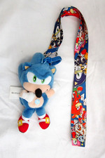 6" Blue Super Sonic on a Sonic Characters Lanyard ID Holder Keychain-Brand New 