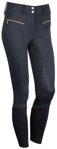 Harrys Horse Winterreithose Hammond, Fleecefutter, Vollgrip, blueberry - Bild 1 von 2