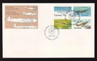 Canada OFDC 1980 Military Aircraft, sc#873-876 combo