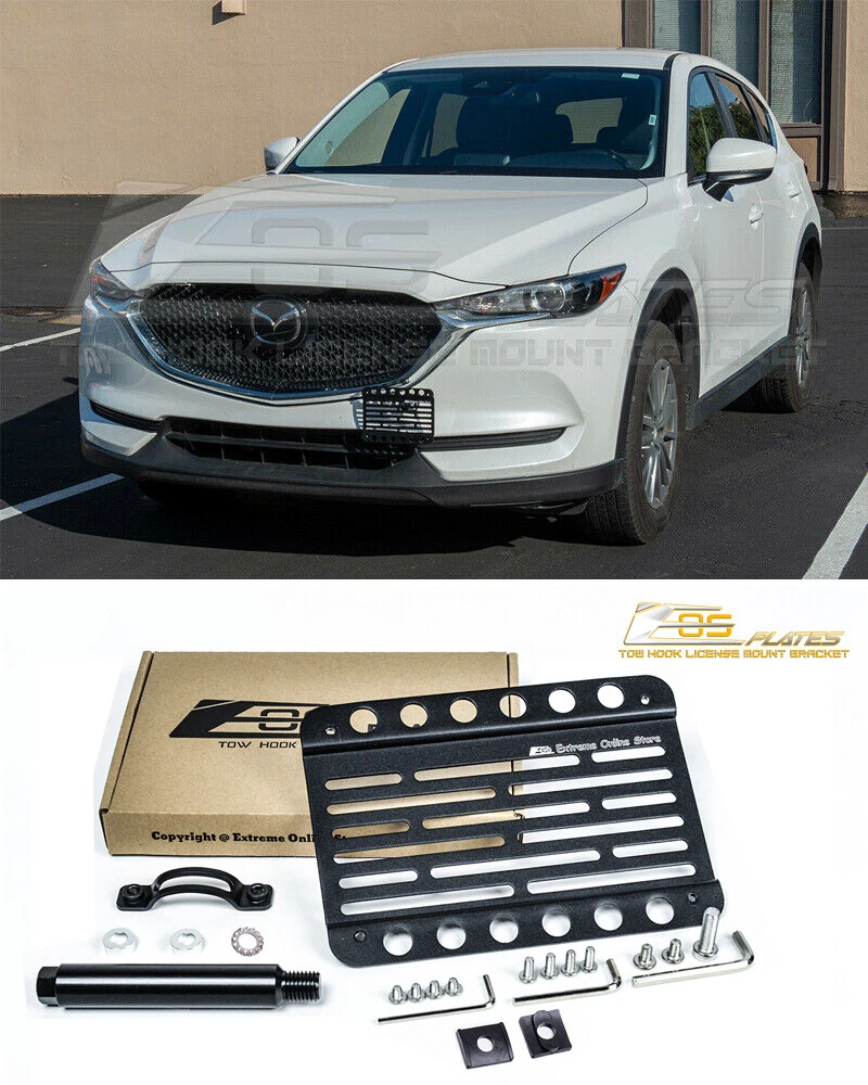 Mazda cx 5 sale license plate frame