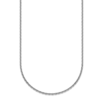 925 Sterling Silver 1.8mm Cable Chain Necklace | eBay