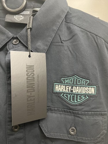 Men’s XL Harley Davidson Sleeveless Blowout Shirt Vest Black Grey HD - Picture 2 of 7