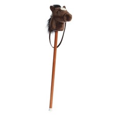 Aurora - Giddy-Up Friends - 37" Dark Brown Pony Rideable Stuffed Animal