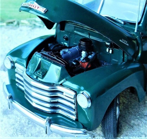 55Chevy57 Pickup Truck Car1 24Custom Built Metal Body Model1955Vintage Classic18 - Picture 7 of 15