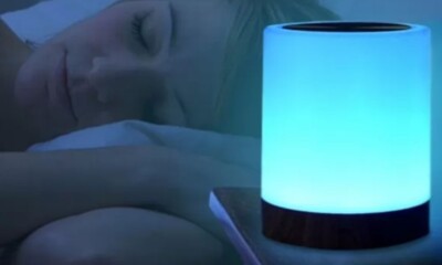 LED Lamp Speaker Touch Bedside Light with Bluetooth Speaker
