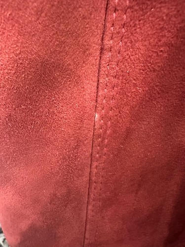 RIGORI Shearling Montone Usato Donna Woman Tg 48 Rosso LLV286 - Foto 6 di 20