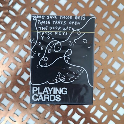Shantell Martin Black Edition Playing Cards Sealed Theory11 Whitney USPCC Deck