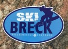Ski Breck Sticker - Snowboard Skiing Breckinridge Colorado Sports Burton Powder