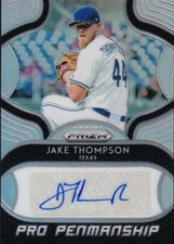 2019 Panini Prizm Pro Penmanship #PP-JT - Jake Thompson Auto