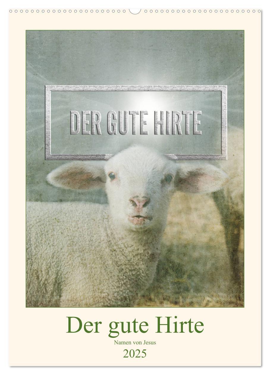 Namen von Jesus (Wandkalender 2025 DIN A2 hoch), CALVENDO Monatskalender