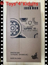 🔥 Hot Toys MMS744D64 Iron Man Mark 3 iii (Red & Chrome Version) 1/6 Figure NEW