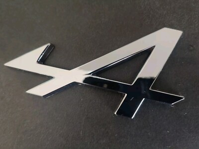 RENAULT 14 Ancien Insigne Embl&egrave;me Logo Sigle Monogramme Badge En ALU