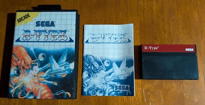 1988 Sega Master System R-Type CIB *Excellent Condition*, Arcade Series