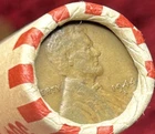 1944 S Lincoln Wheat Cent 50 Coin 1c ROLL US Penny Unsearched Mix Grade Coins