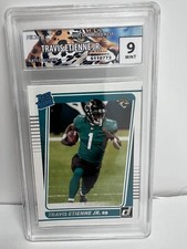 2021 PANINI DONRUSS #258 TRAVIS ETIENNE JR. RC RATED ROOKIE Gem Mt 9