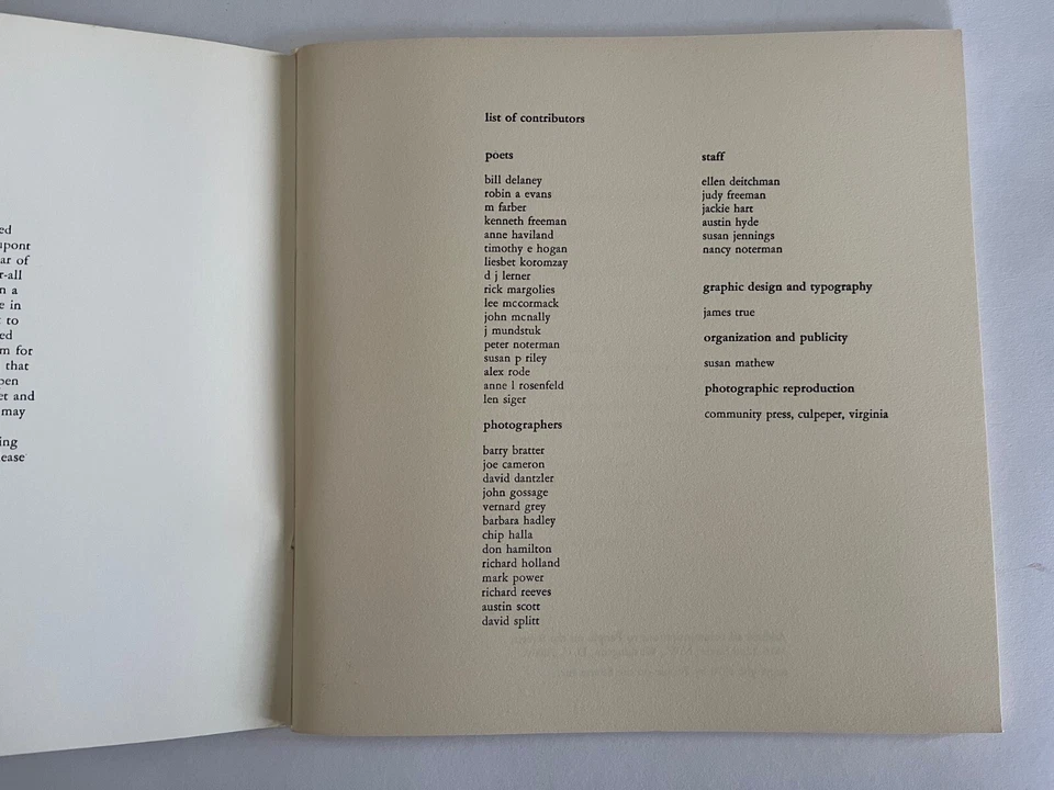 PEOPLE ON THE STREETS 1 poetry photography Adams Morgan Dupont Circle D.C. 1970 - Image 3 of 4