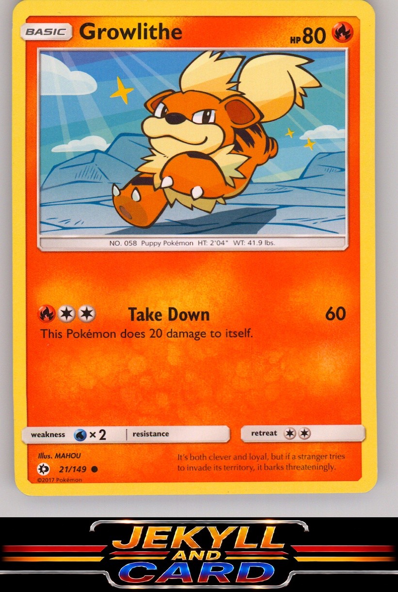 SM Base Set - 2017 #21/149 Growlithe