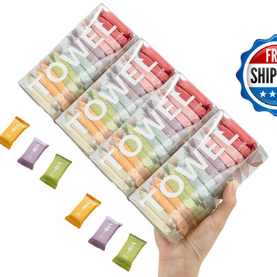 Dzronda Disposable Compressed Towels Portable Compressed Towel Tablets 56Pcs