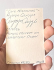 “Core Memories”, ACEO Original Art Painting by Austyn Q., 2.5x3.5 Inches — photo 6
