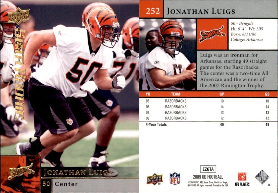 2009 Upper Deck-Football#251-300-NFL-Stars-HOFERs-RC-U Pick-Buy Volume-2326 - Image 2 of 4