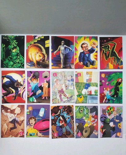 (23) Topps Gänsehaut Trading Card Lot Haunted Mask Night of The Living Dummy