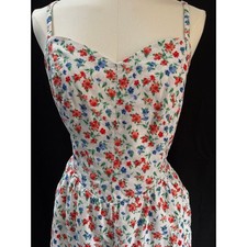 Women  s Old Navy Multicolor Flower Spaghetti Strap Romper Sz L