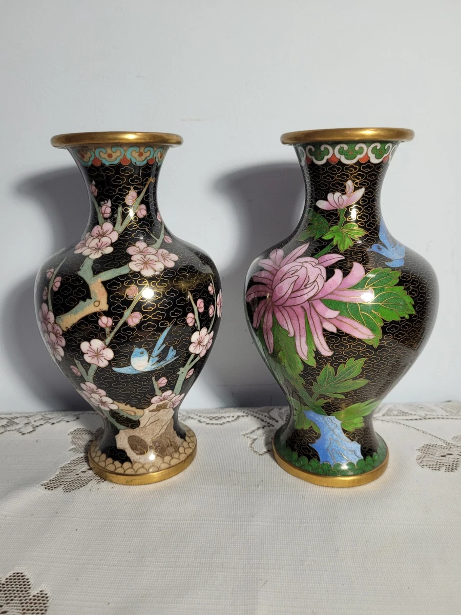 蓝色复古原始1900-1940 中国古董花瓶| eBay