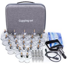 24 Cupping Set Massage Therapy Cups, Cupping kit for Massage Therapy, Profess...