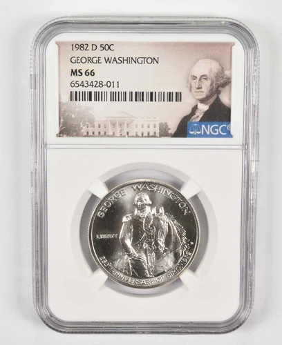 1982-D MS66 George Washington Commemorative Half Dollar NGC Special Label *2235