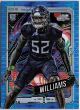 2024 Topps Chrome Cosmic #194 James Williams Blue Moon Refractors #/99