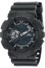 Casio Men's Watch G-Shock Extra Large World Time Alarm Anti-Magnetic GA110-1B