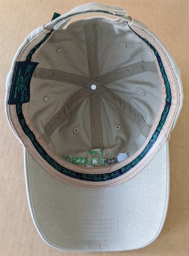 AT&T Golf Classic Celebrating 40 Years Khaki Tan Adjustable Baseball Hat Cap BRH - Picture 6 of 9