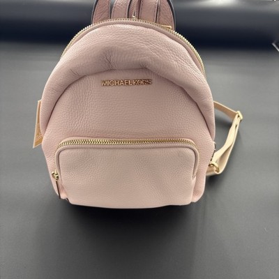 New Michael Kors Erin Small Leather Gold Hardware Convertible Backpack - Pink