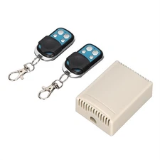 Control Switch 4 Channel 433MHz Learning Wireless Relay Transmitter Receiver