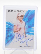 LEXI THOMPSON 2021 UPPER DECK GOODWIN CHAMPIONS GOUDEY AUTO #GA-LT GOLF Q5375