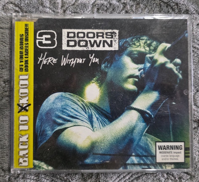 3 Doors Down Here Without You ~ CD Single 2003 Universal Republic Back To Xcool