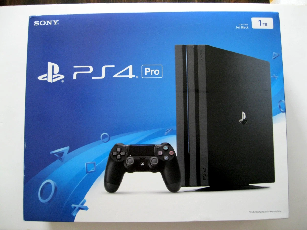 Sony PlayStation 4 Pro Black 1 TB Consoles for sale - eBay
