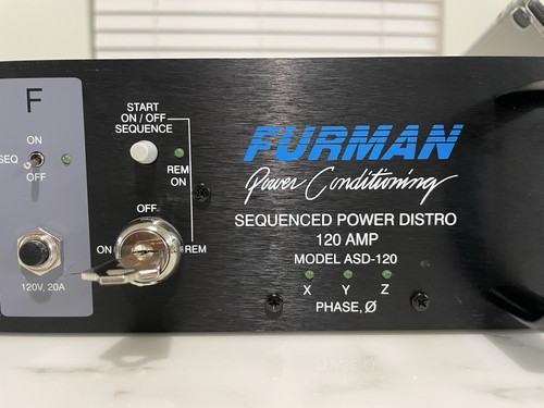 Furman ASD-120 Sequenced Power Distribution Power Conditioning with Keys - Picture 2 of 8