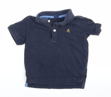Baby UK Size 24 Months Gap Blue Basic Polo