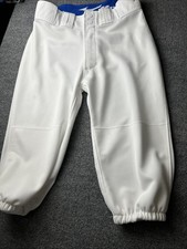 Mizuno Baseball Softball White Cuffed Pants Adult Small 1159