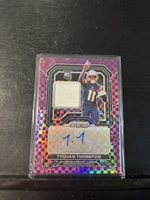 2022 Panini Prizm - Rookie Patch Autographs Tyquan Thornton #RPA-TT Purple Power