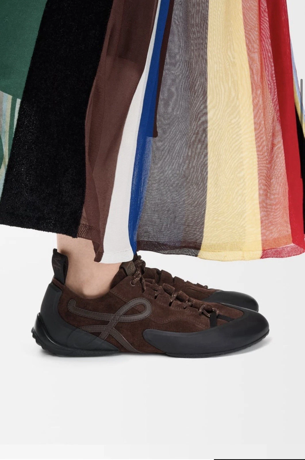 Loewe — Loewe Grip Sneakers In Calfskin Suede