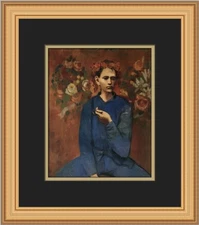 Pablo Picasso Boy with a Pipe Custom Framed Print